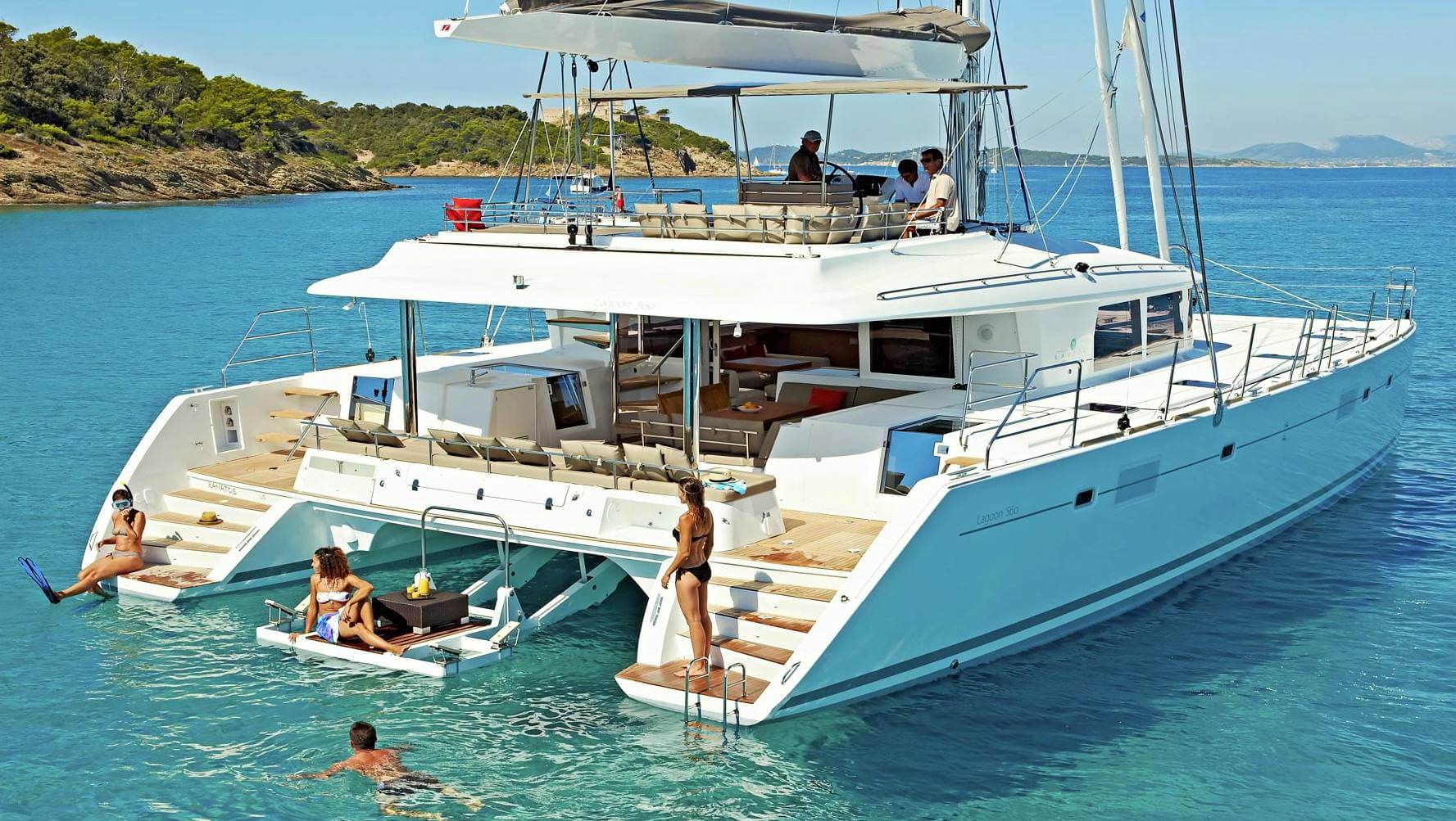 Rent a yacht - Mykonos Yachting | Catamaran Moya