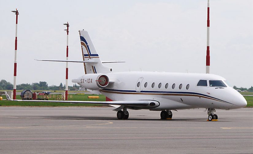 Gulfstream private jet